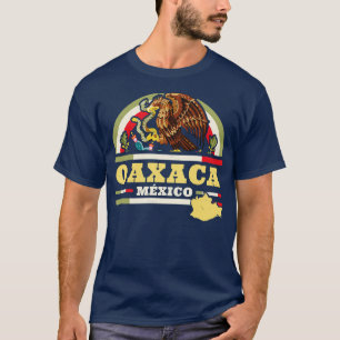 Oaxaca Mexico Mapa Bandera Mexicana Mexican State T-Shirt