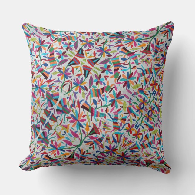 Oaxaca Mexico Mexican Mayan Hispanic Ethnic Boho Cushion (Front)