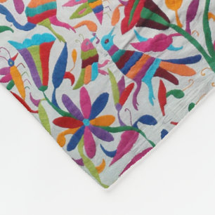 Oaxaca Mexico Mexican Mayan Hispanic Ethnic Boho Fleece Blanket