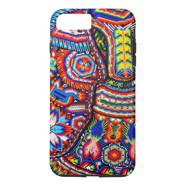 Oaxaca Mexico Mexican Mayan Tribal Art Boho Travel Case-Mate iPhone Case (Back)