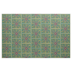 Oaxaca Mexico Mexican Mayan Tribal Art Boho Travel Fabric