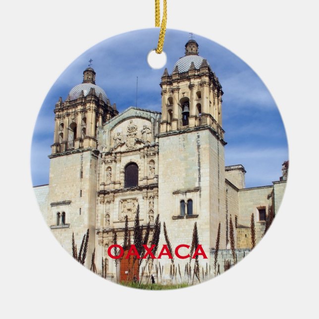 Oaxaca Mexico Scenic Christmas Ornament (Front)