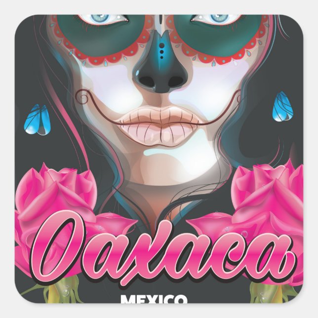 Oaxaca Mexico Square Sticker (Front)