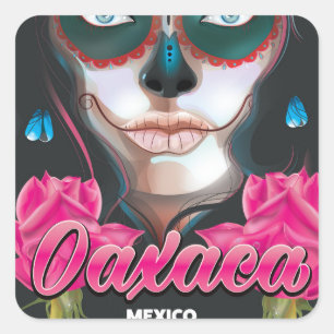 Oaxaca Mexico Square Sticker