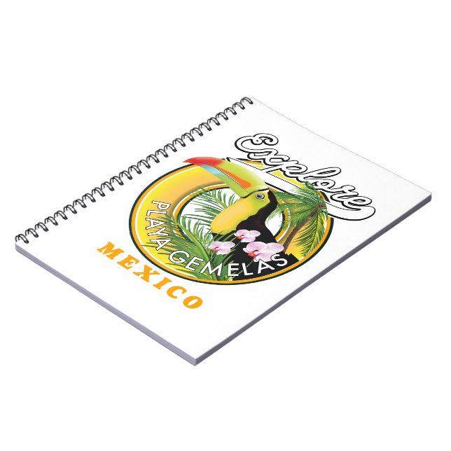 Oaxaca Mexico travel logo Notebook (Left Side)