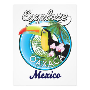 Oaxaca Mexico travel logo Photo Print