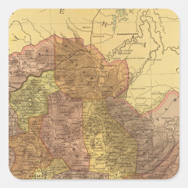 Oaxaca Square Sticker (Front)