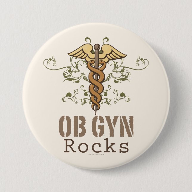 OB GYN Rocks Button (Front)