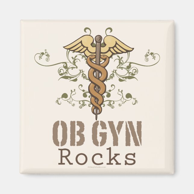 OB GYN Rocks Magnet (Front)