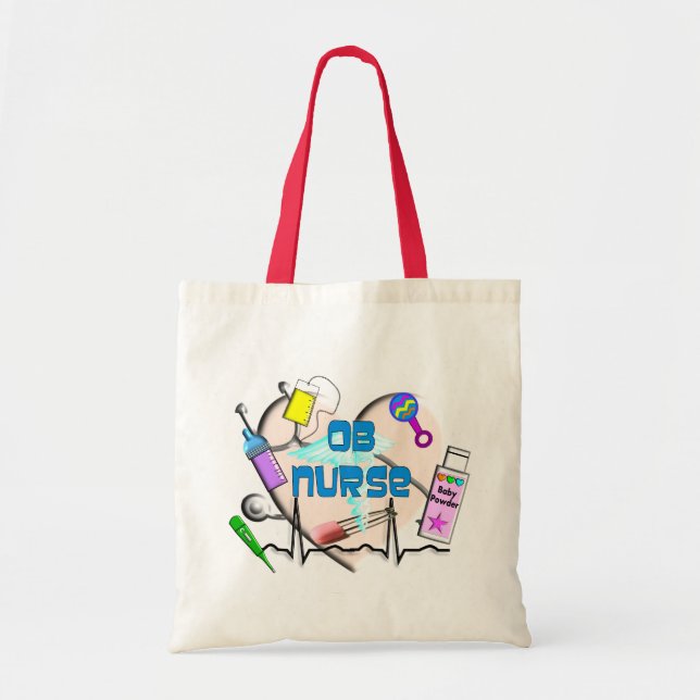OB Nurse Art Gifts Tote Bag (Front)