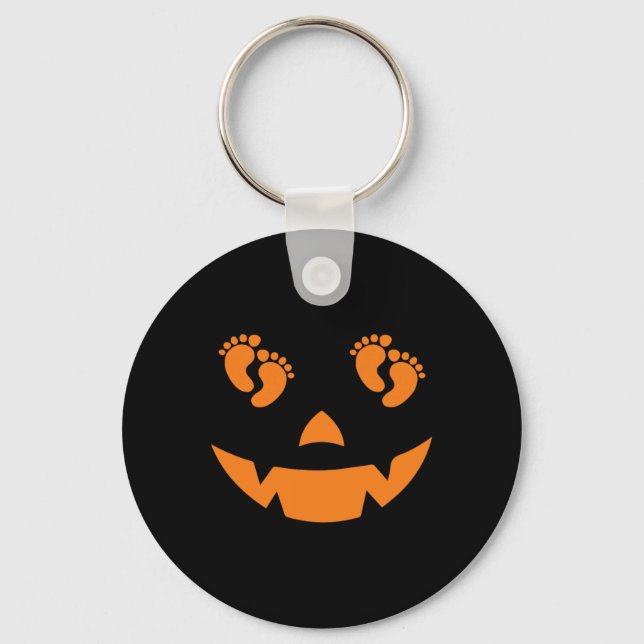 OB Nurse Delivery Labour Halloween  Key Ring (Front)