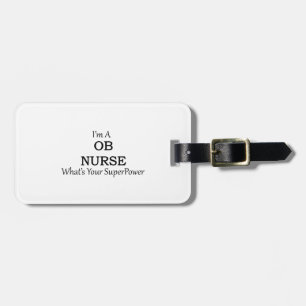 OB Nurse Luggage Tag