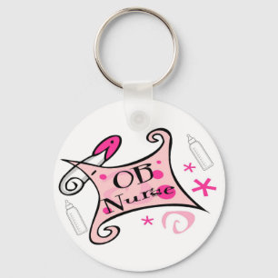 OB nurse (obstetrics) Nursing Key Ring