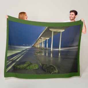 OB pier Fleece Blanket