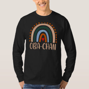 Oba Chan Rainbow Grandma Cute Mothers Day  Oba Cha T-Shirt