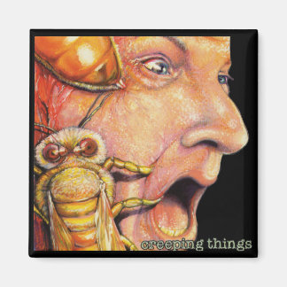 OBA magnet, "creeping things" album cover Magnet