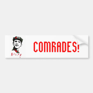 Oba Mao Comrades Bumper Sticker