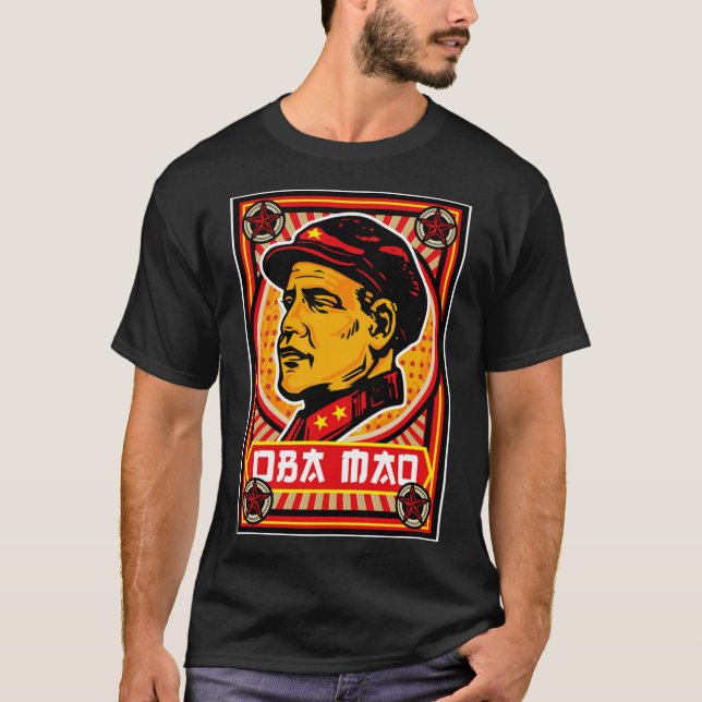 Oba Mao Propaganda Poster Classic T-Shirt (Front)