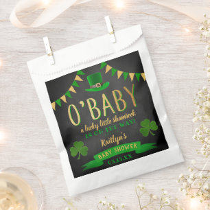 O'Baby St. Patrick's Day Baby Shower Favour Bag