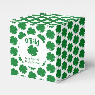O'Baby St Patrick's Day Baby Shower Favour Box
