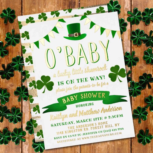O'Baby St. Patrick's Day Baby Shower Real (Creator Uploaded)