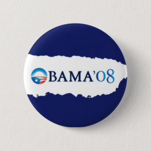 Obama '08 6 cm round badge