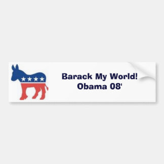 Obama 08' bumper sticker