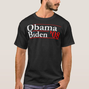 Obama 08 Retro Campaign Obama Biden  T-Shirt