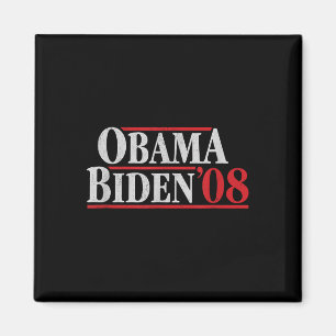 Obama 08 Shirt - Retro Campaign Obama Biden  Magnet