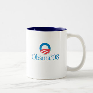 Obama '08 Two-Tone coffee mug