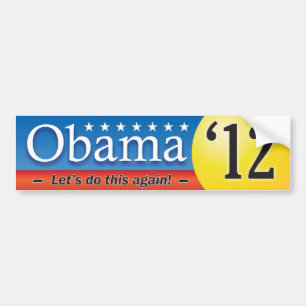 Obama '12 bumper sticker
