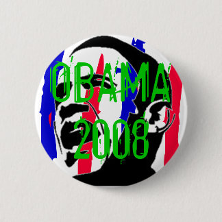 Obama 2008 6 cm round badge