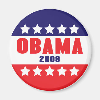 OBAMA 2008 Stars & Bars Magnet 89422