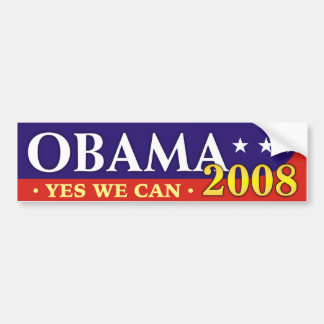 Obama 2008 - Yes we can! Bumper Sticker