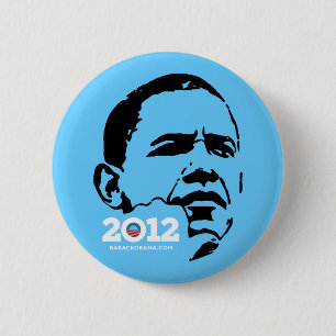 Obama 2012 6 cm round badge