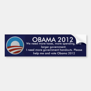 Obama 2012 bumper sticker