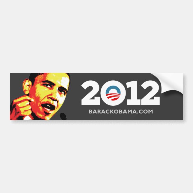 Obama 2012 bumper sticker (Front)