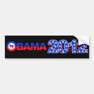 OBAMA 2012 bumpersticker Bumper Sticker