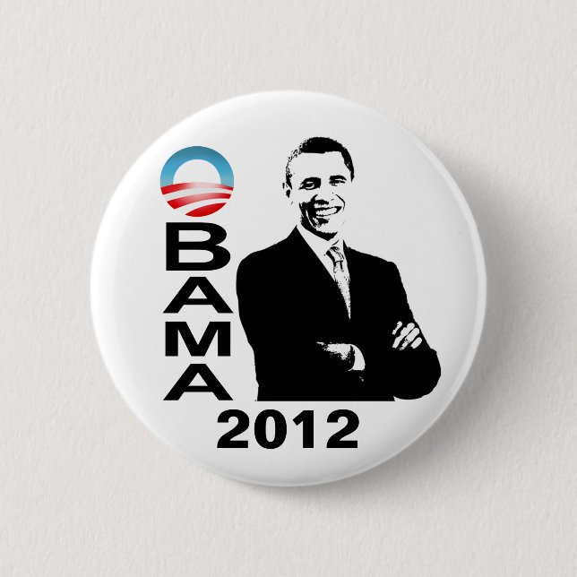 Obama 2012 Campaign Button (Front)