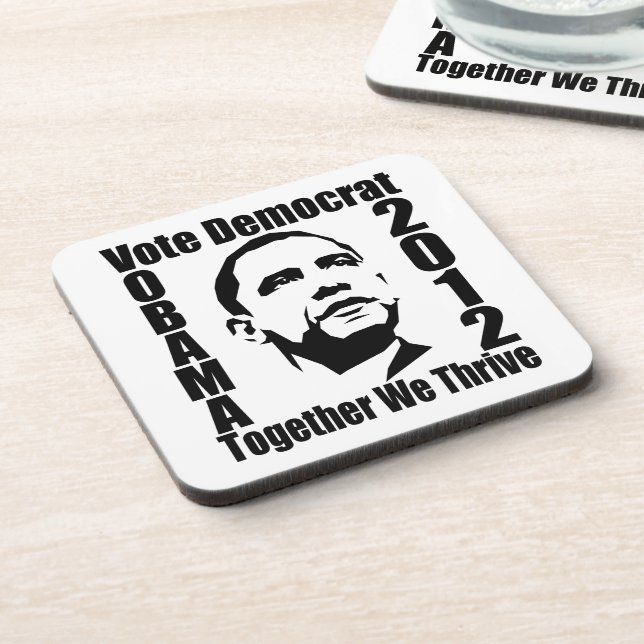 OBAMA 2012 coaster (Left Side)