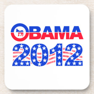 OBAMA 2012 custom coasters