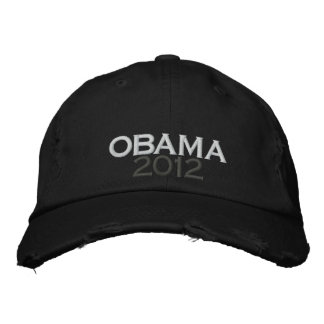 OBAMA 2012 Distressed Chino Twill Cap