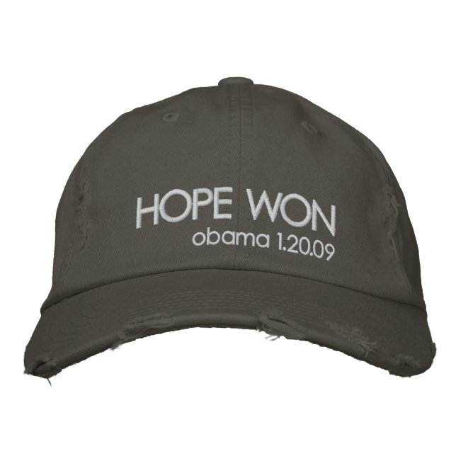 Obama 2012 embroidered hat (Front)