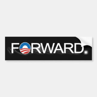 Obama 2012, Forward Black Bumper Sticker
