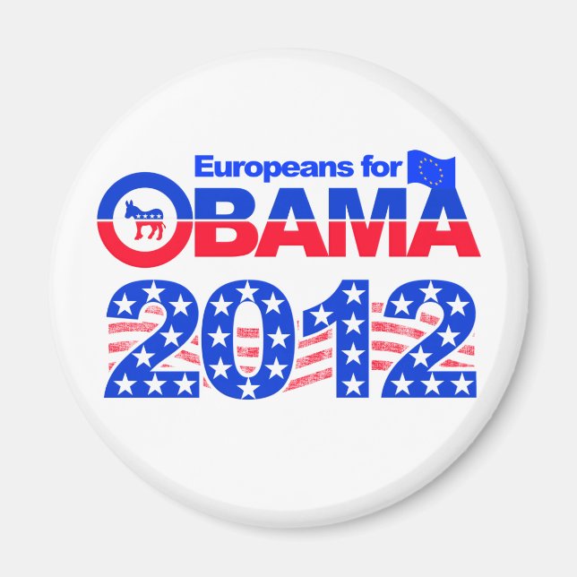 OBAMA 2012 magnet (Front)