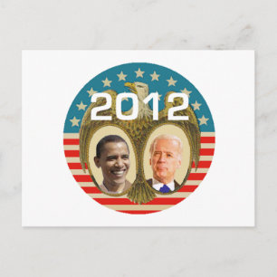 Obama 2012 postcard