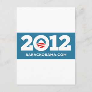 Obama 2012 postcard