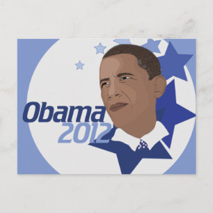 Obama 2012 postcard