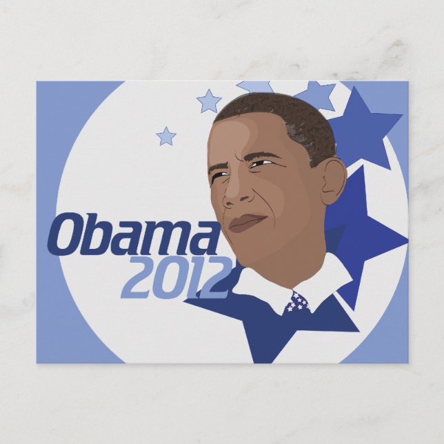 Obama 2012 postcard (Front)
