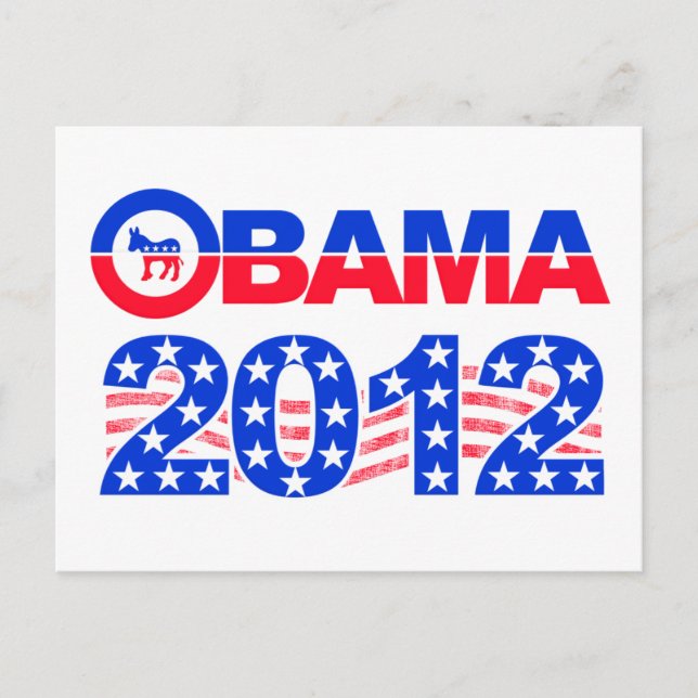 OBAMA 2012 postcard (Front)